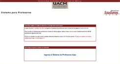 Desktop Screenshot of profesores.uacm.edu.mx